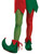 Red and Green Elf Tights Womens