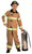 Tan Firefighter Fireman Boys Costume