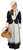 Colonial Pilgrim Girl Thanksgiving Prairie Amish Puritan Halloween Costume