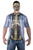 Photo Real Shirt - Skeleton Adult Mens Halloween Costume OS