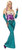 Mermaid adult womens sleeves sleevelets Halloween costume accessory
