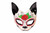 Day of the Dead Cat Mask adult womens Halloween costume accessory