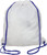Kids White Astronaut Drawstring Backpack with NASA Logo Officially Licensed