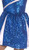 blue Sassy Cheerleader kids girls Halloween costume