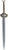 28" Wonder Woman Sword adult womens Halloween Costume Accessory Prop