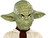 YODA 3/4 vinyl MASK star wars jedi halloween costume ADULT SIZE