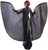 Black Gothic Theatrical wings adult womens Halloween Costume Accessory