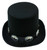 Top Hat with Silver Medallions Conchas On Band