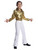 Boys hologram gold disco shirt