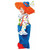 Colorful Circus Clown Toddler Costume