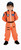 ASTRONAUT space suit orange uniform NASA boys kids halloween costume SMALL  4-6