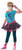 Girls Valley Girl Costume 1980s Child Halloween Fancy Dress Up Like Totally Rad