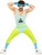 80's Gym Instructor Aerobics Leotard Funny Mens Halloween Costume