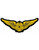Pilot Wings Iron On Applique Costume Jet Fighter Patch Accessory