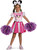 Disney Mickey Mouse Clubhouse Minnie Mouse Cheerleader Girls Costume, Medium/3T-4T