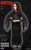 Addams Family Madam Morticia Halloween Costume Child Lg 12-14 Gothic Dress Black