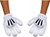Disney Parks Mickey Mouse White Gloves for Adults