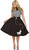 50's Adult Black Poodle Skirt X-Large