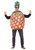 Adult Pineapple Fruit Costume Hawaiian Market Party Funny Dress Up Mens Standard