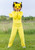 Kids Pokemon Pikachu Classic Halloween Costume Jumpsuit L (10-12)