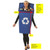 Rasta Imposta Blue Recycling Bin Halloween Costume, Adult, One Size