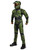 Halo Master Chief Infinate Muscle Boys Costume, Green & Black, Large (10-12)