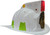 Fire Helmet Hat White firefighter lights kids boys toy dress up costume Aeromax