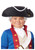 Tricorn Hat Child Costume Pirate Colonial Times Accessory For Kids
