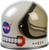 Aeromax Youth Astronaut Helmet w/ Movable Visor NASA Logo USA Flag Kids 3-10 Silver
