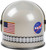 Aeromax Youth Astronaut Helmet w/ Movable Visor NASA Logo USA Flag Kids 3-10 Silver