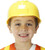Jr. Construction Worker Helmet Yellow foreman boys kids halloween costume accessory