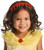 Little Girls Red Rose Headband Dress Up Costume Accessory