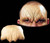 Vampire Brow Foam Latex Prosthetic