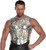 UNDERWRAPS Foam Roman Chest Armor - One Sided Metallic Chest Armor Plate, Renaissance Body Armor with Elastic Back