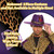 UNDERWRAPS Mens Velvet Pimp Costume - 70s Outfits for Men, Halloween Costume, Dress Up, Adult Retro Pimp Set, Couples Costume