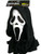 Adults Scream 25th Anniversary Ghost Face Mask with Attached Sparkle Hood Costume Accessory