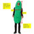 Pickle Adult Costume-One Size Fits Most-Green