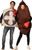 Rasta Imposta Funny Novelty Gag Halloween Costumes, Sh!t Hits the Fan Couples Costume Set, Women and Men, Adult One Size