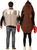 Rasta Imposta Funny Novelty Gag Halloween Costumes, Sh!t Hits the Fan Couples Costume Set, Women and Men, Adult One Size