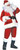Fun World Costumes Men's Adult Velvet Santa Suit, Red/White, One Size