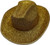 Gold Glitter Grass Cowboy Party Hat Western Cowgirl Costume Festival Disco