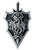 Dragon Lord 18" Sword and Shield Fancy Dress Costume Prop Knight Accessories