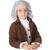 California Costumes Child Benjamin Franklin Wig Bald Cap Standard Silver