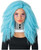 California Costumes Adult Crimped 'n Kooky Blue Wig Standard