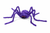 Purple  50" Posable Hairy Spider