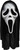 Fun World Ghost Face Mask As Seen in the Motion Picture Scream, Adult