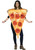 Fun World Photoreal Pizza Slice Costume for Men Women Couples - Std