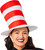 InSpirit Designs The Cat in the Hat Adult Hat and Bow Tie Set | Officially Licensed | Dr. Seuss Accessories | Halloween Outfits
