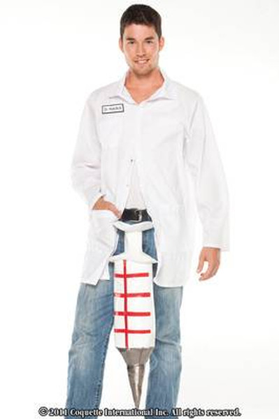 DOCTOR coat belt mens adult humor halloween costume S M