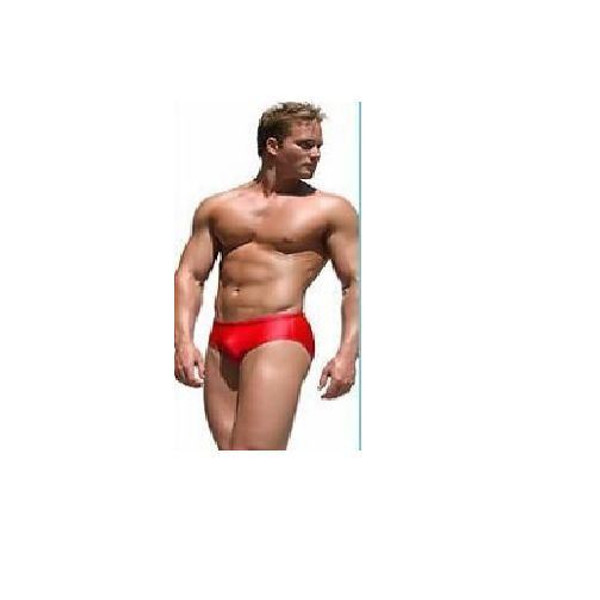 red WRESTLING BRIEFS sports wrestler mens adult halloween costume L